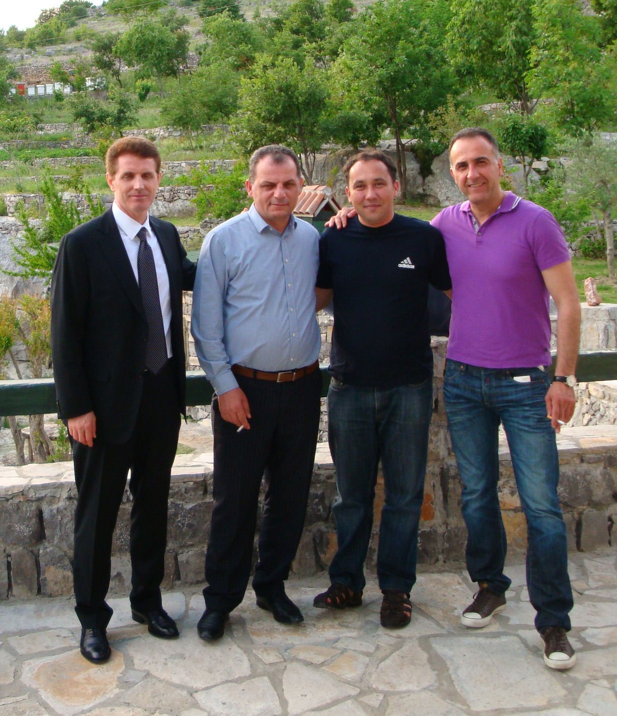 Marinaj with Tonin Marinaj and Pater Marinaj and Gjokaj